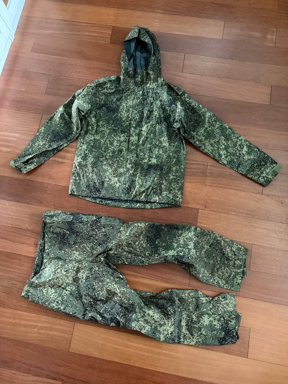 Russian BTK Group VKPO Layer 6 Waterproof Windproof Suit - EMR Camo, Size 54-5