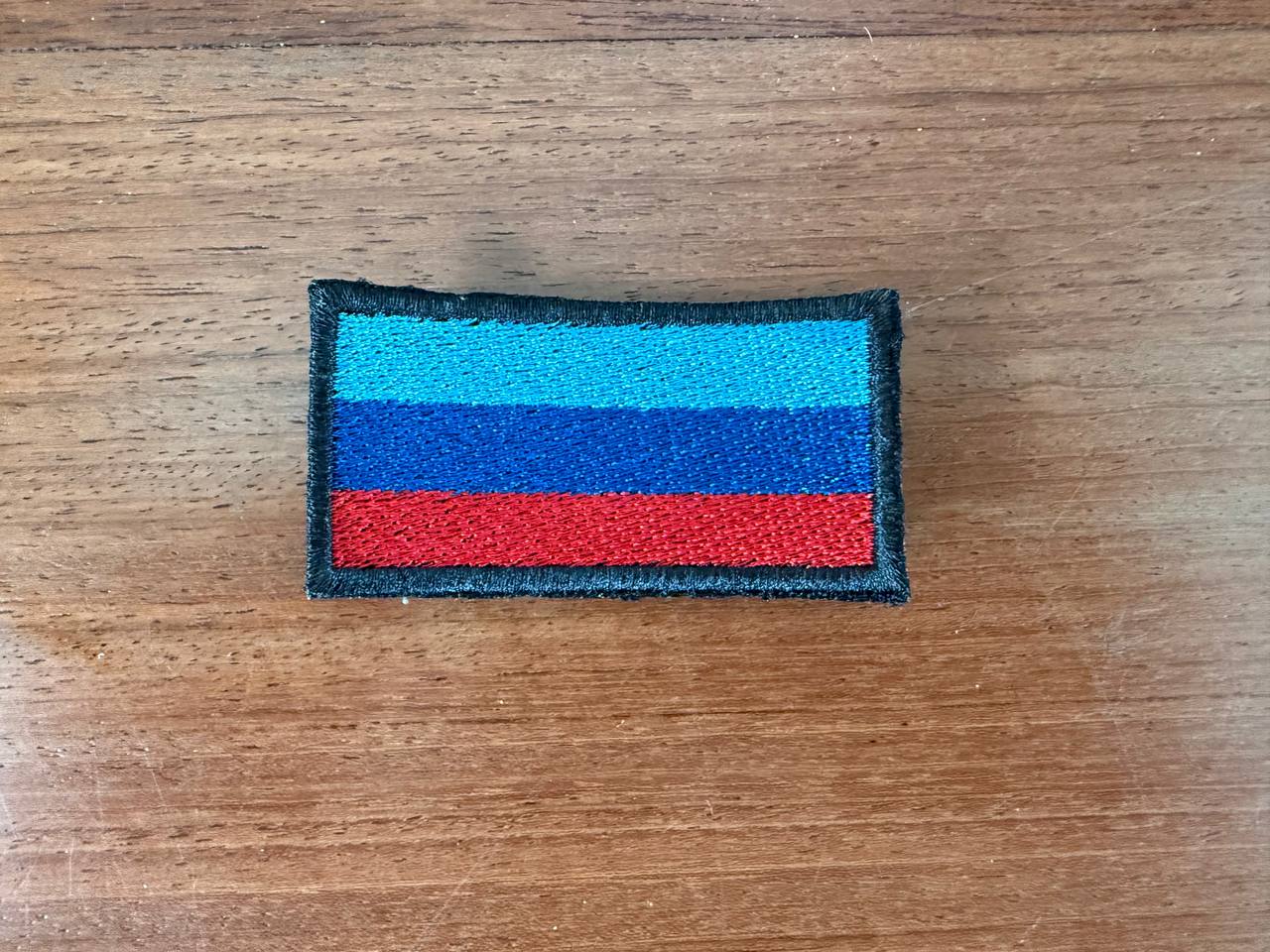Russian Lugansk People's Republic LPR Flag Badge - Military Patch 7.5x4cm