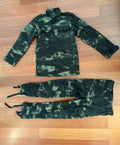 Russian SOBR Rosgvardia Black Moss Camo Summer Combat Suit - Size 48-5