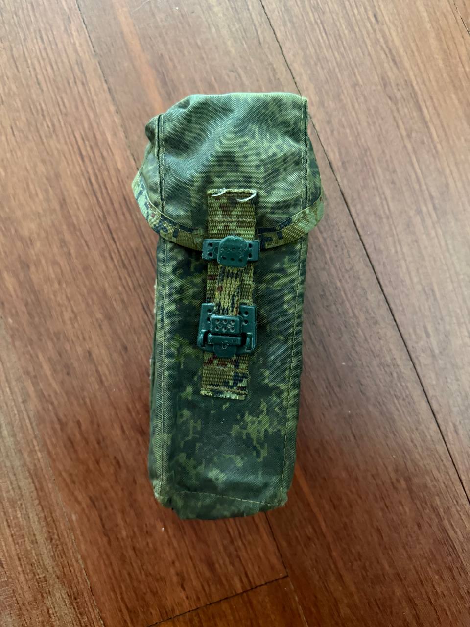 Russian Tekhinkom AK Dual Mag Pouch - EMR Digital Flora with Silent Clips
