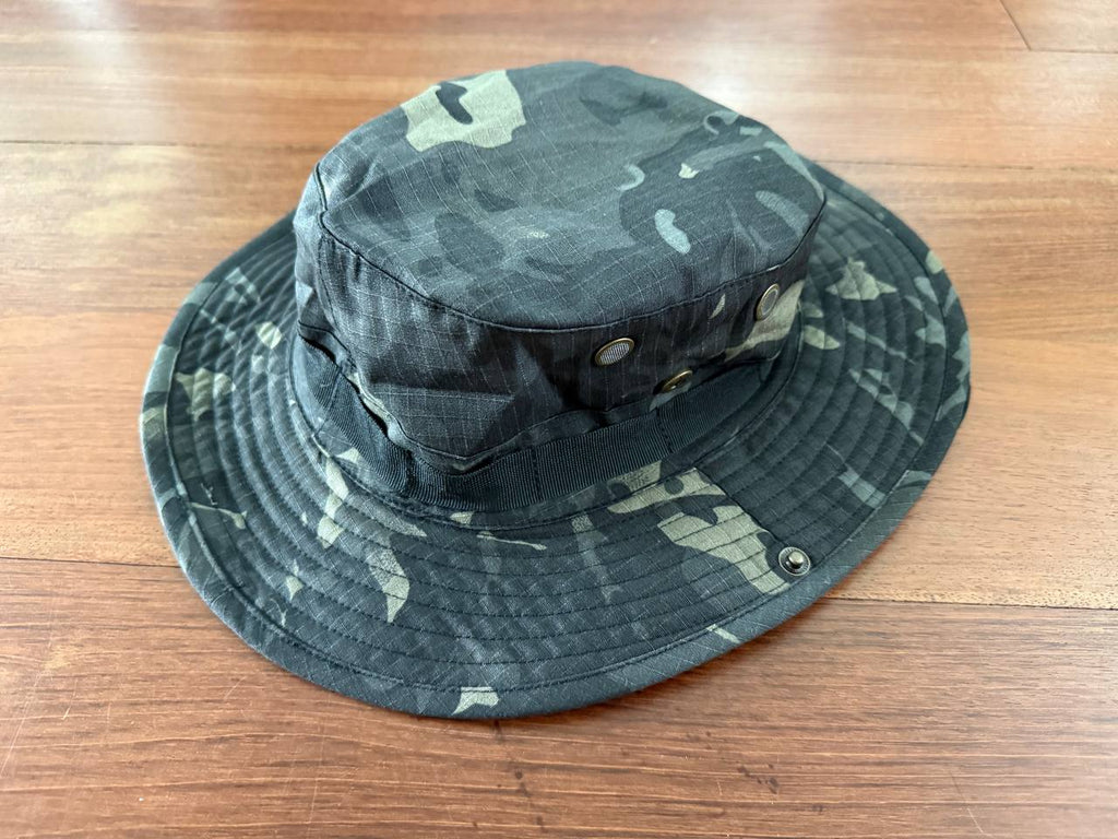Russian Boonie Hat / Panama - MultiCam Black Camo Size 57-60