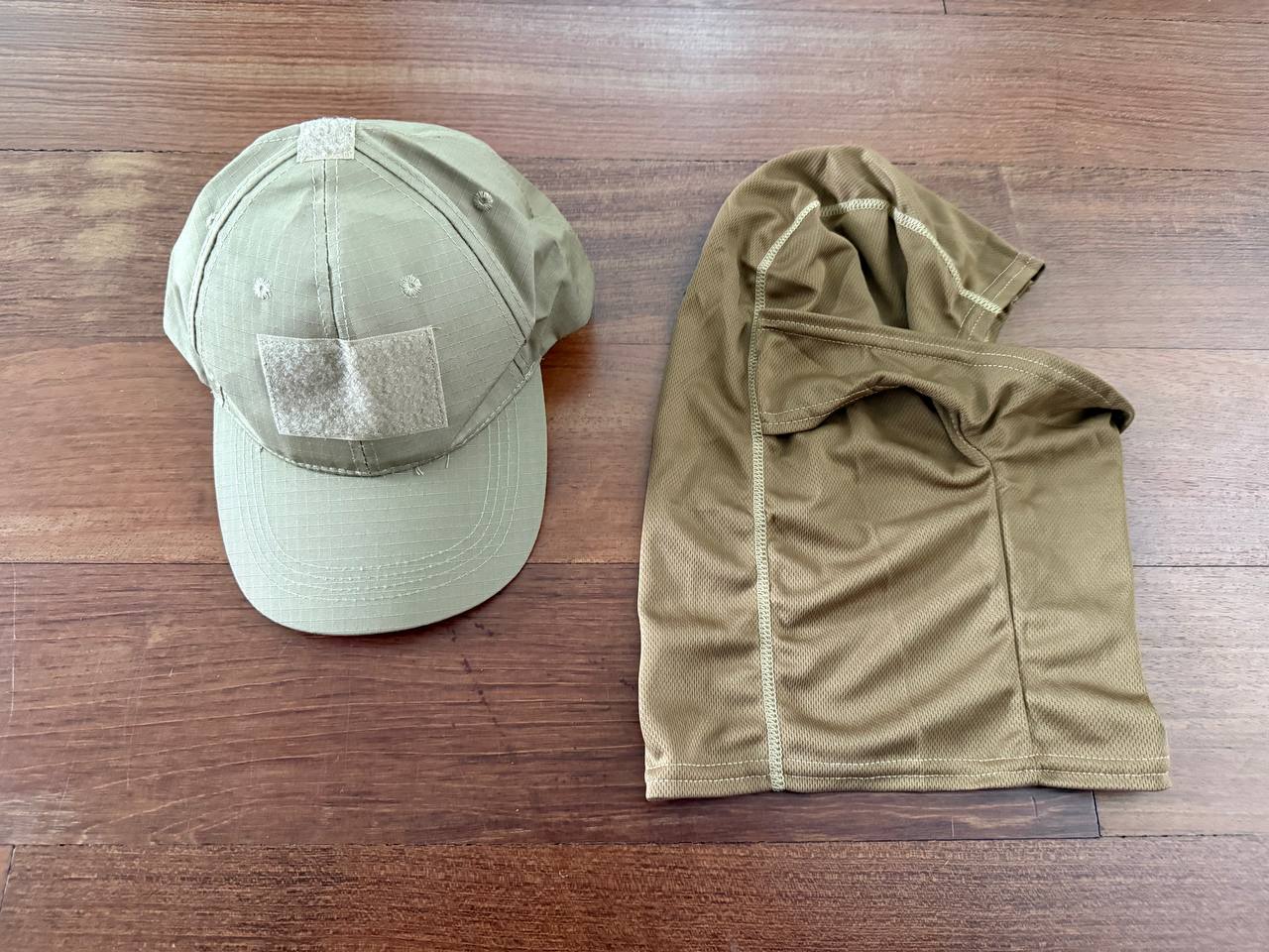 Russian Tactical Military Cap + Balaclava - Tan Color