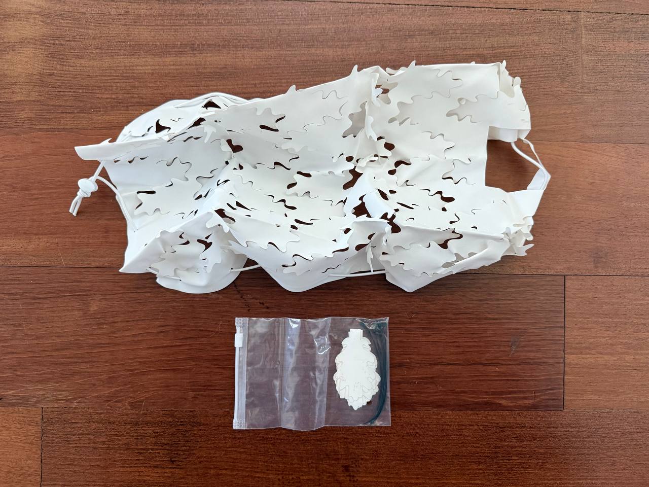 Russian Winter White Leaf Camouflage Helmet Cover