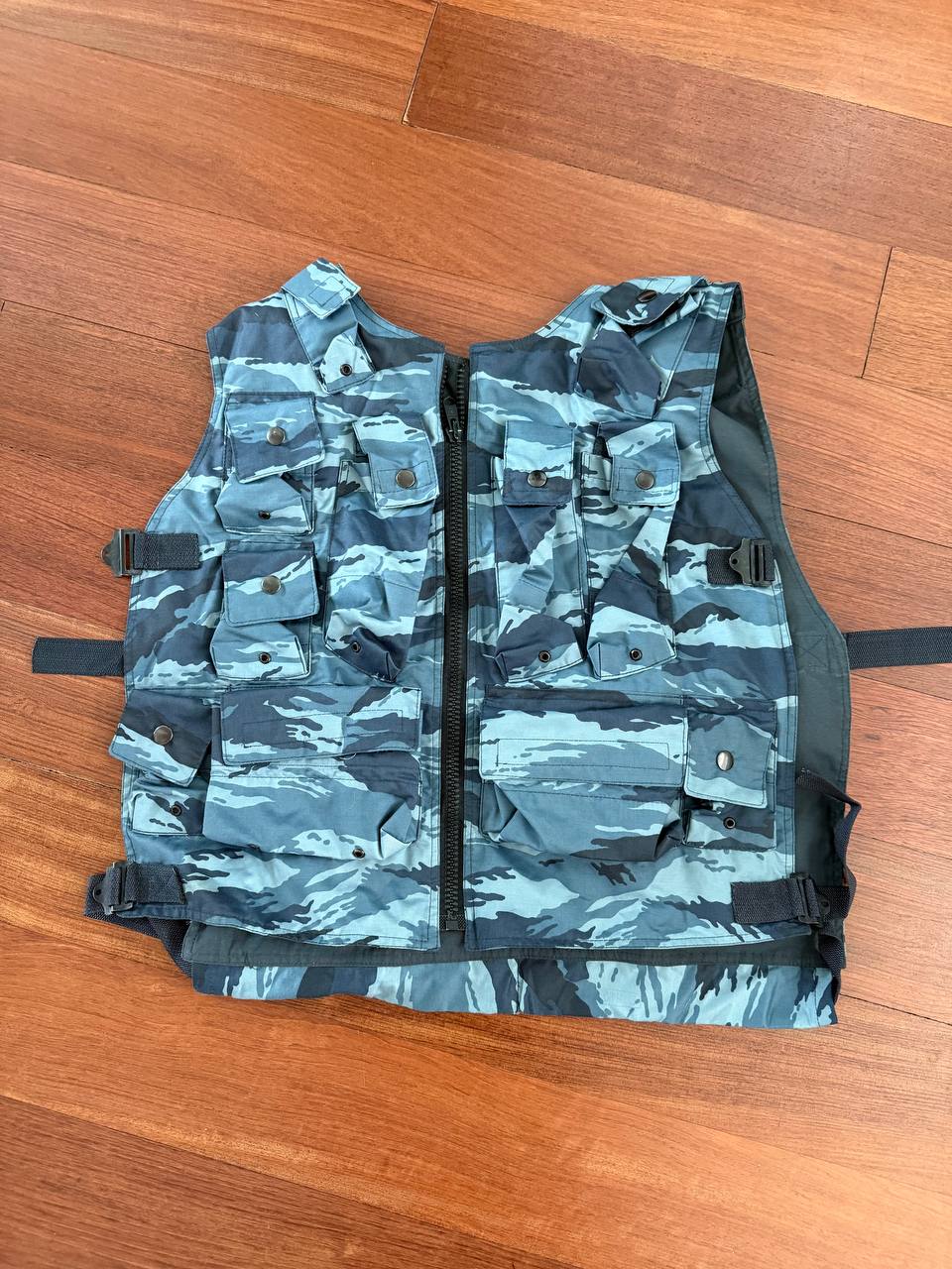 Russian OMON Tactical Vest Blue Tiger (Kamysh) Camo