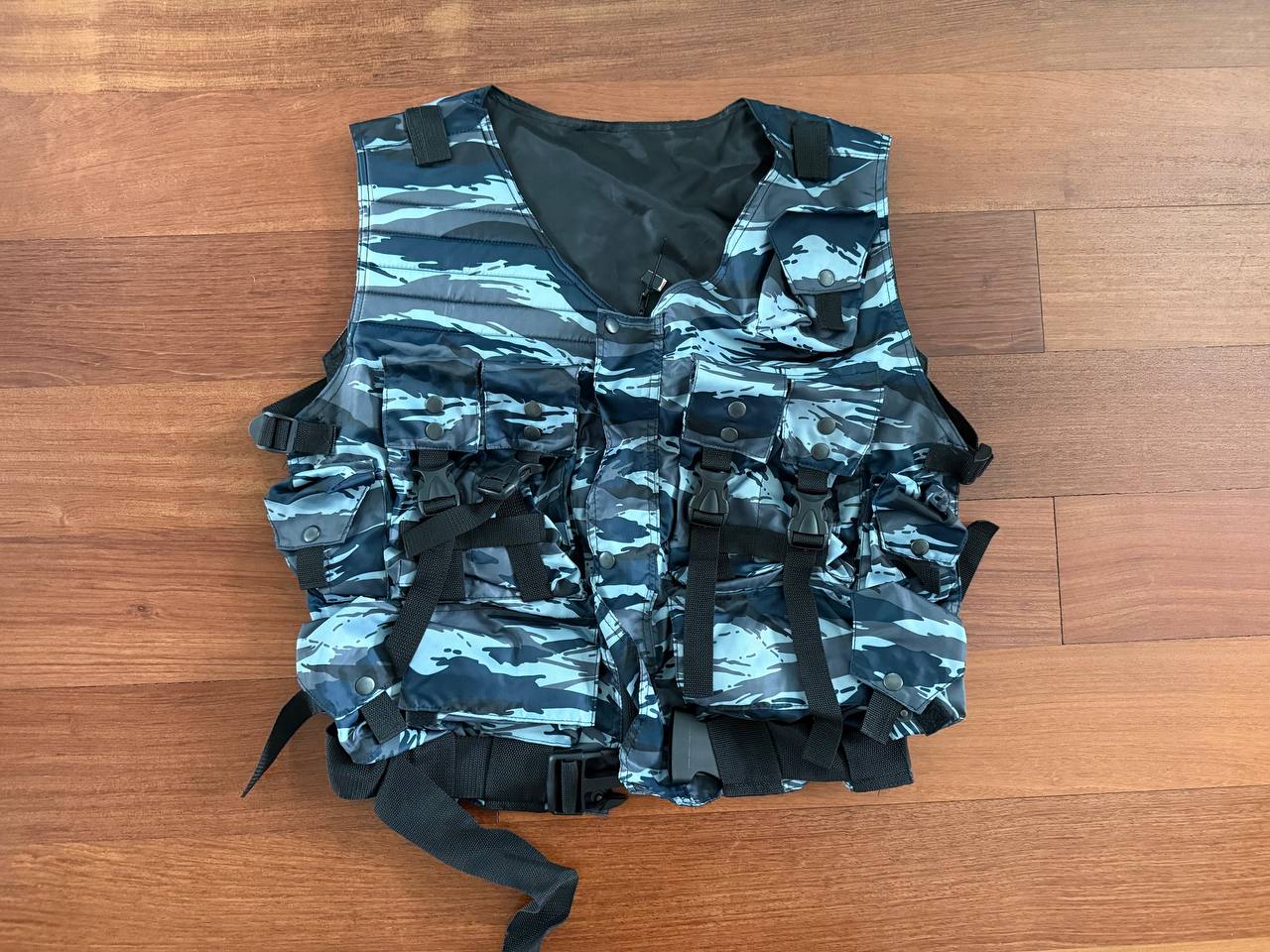 Russian OMON Tactical Vest Blue Tiger (Kamysh) Camo