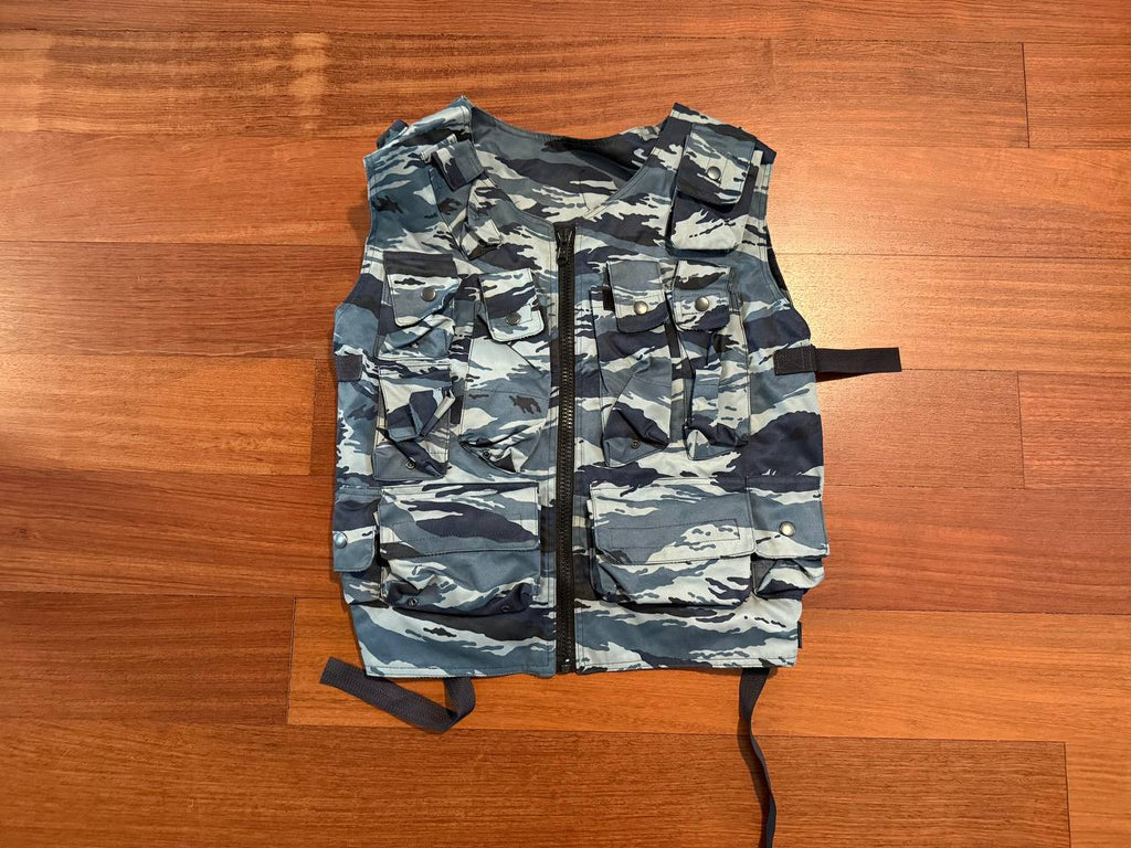 Russian ANA V-V-1 OMON Tactical Vest Blue Kamysh (No Label)