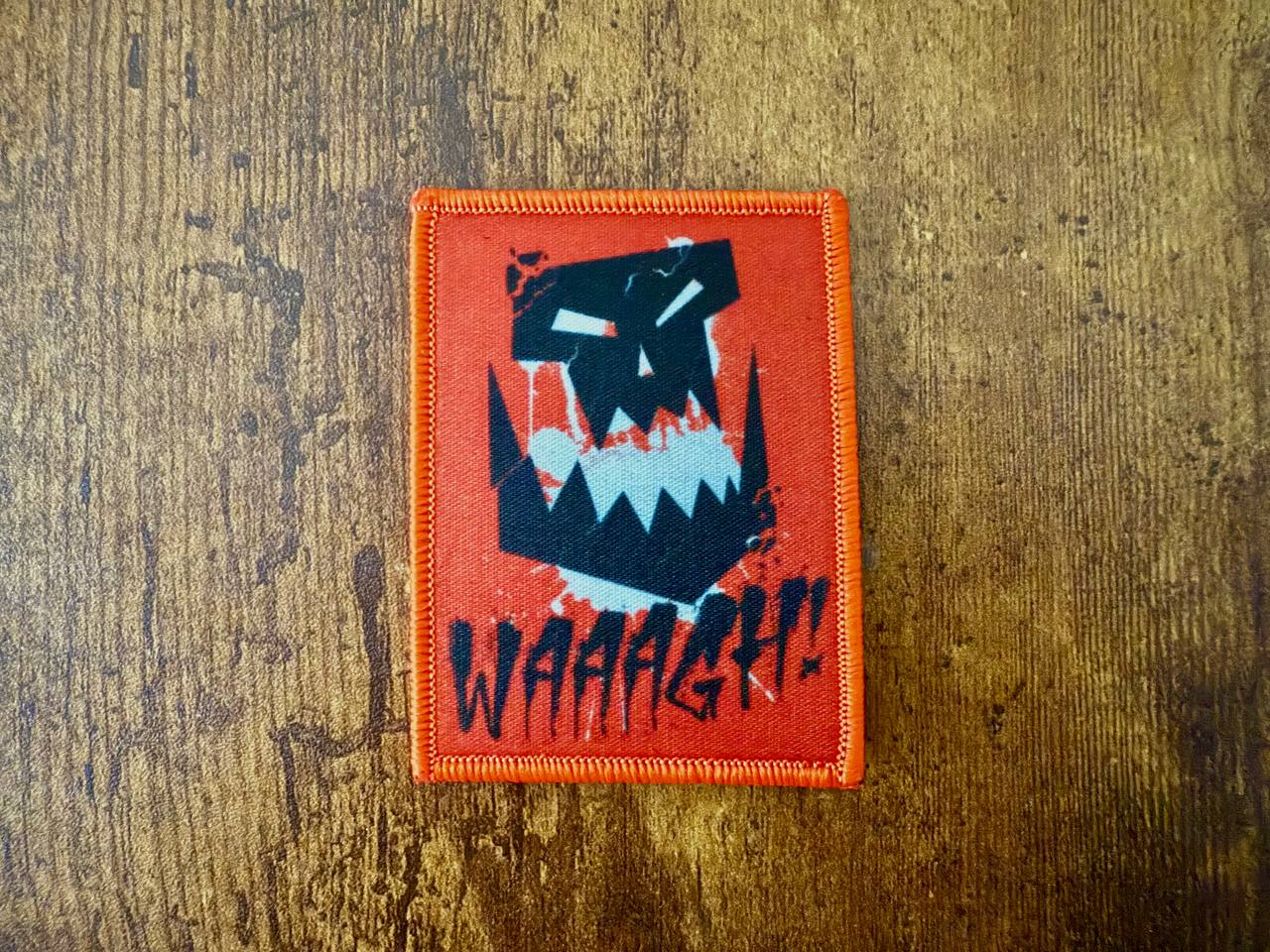 Russian WAAAGH! Orc Face Badge - Military Patch