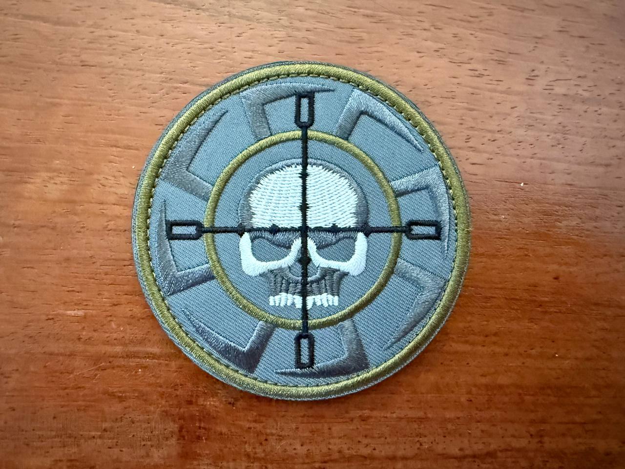 Russian Slavic Kolovrat with Skull - Military Patch