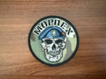 Russian Skull Naval Infantry Blue Beret - Military Patch