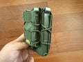 Russian ANA Tactical AK + Pistol Mag Pouch - Open Top - Olive Camo