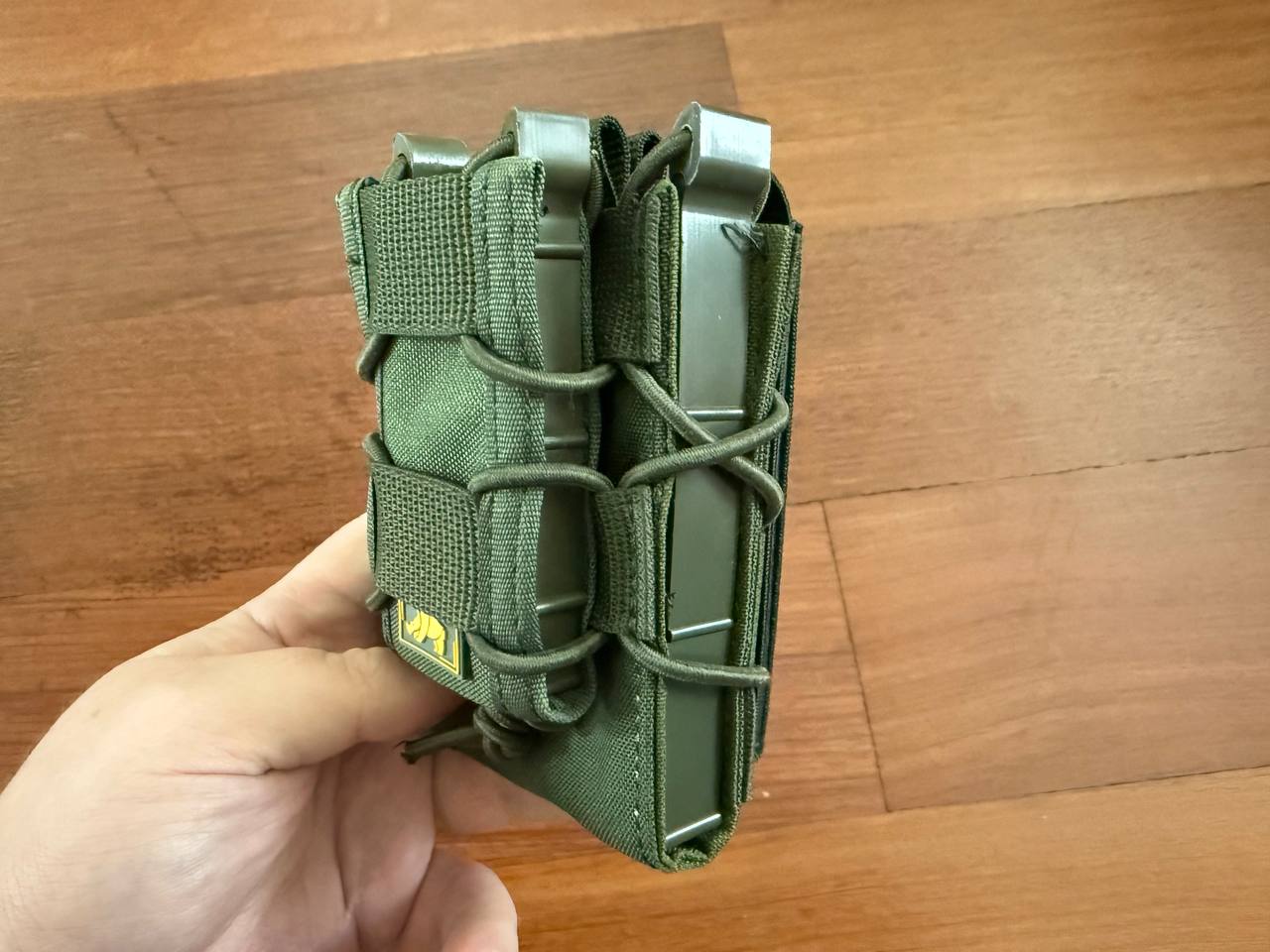 Russian ANA Tactical AK + Pistol Mag Pouch - Open Top - Olive Camo