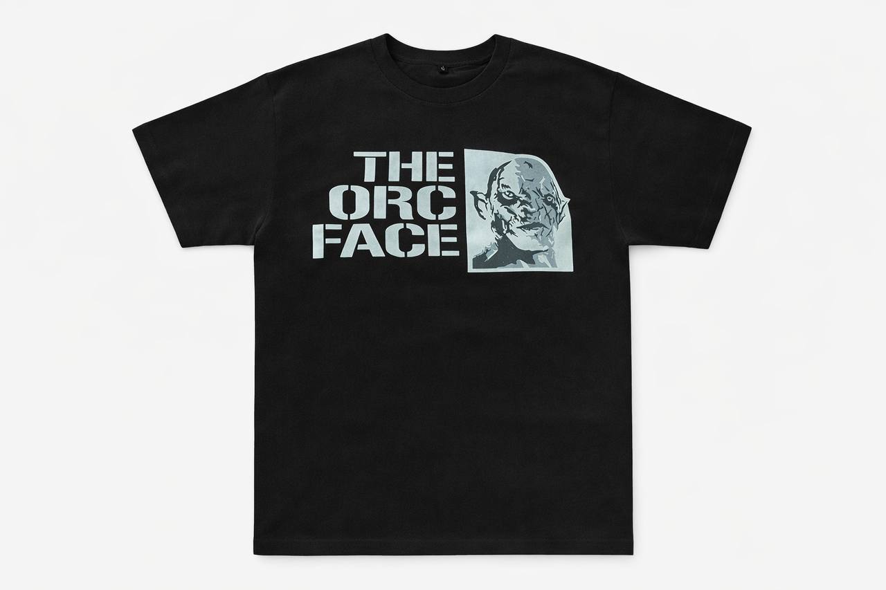 THE ORC FACE Premium 250gsm Heavyweight T-Shirt - Standard Fit - Size M