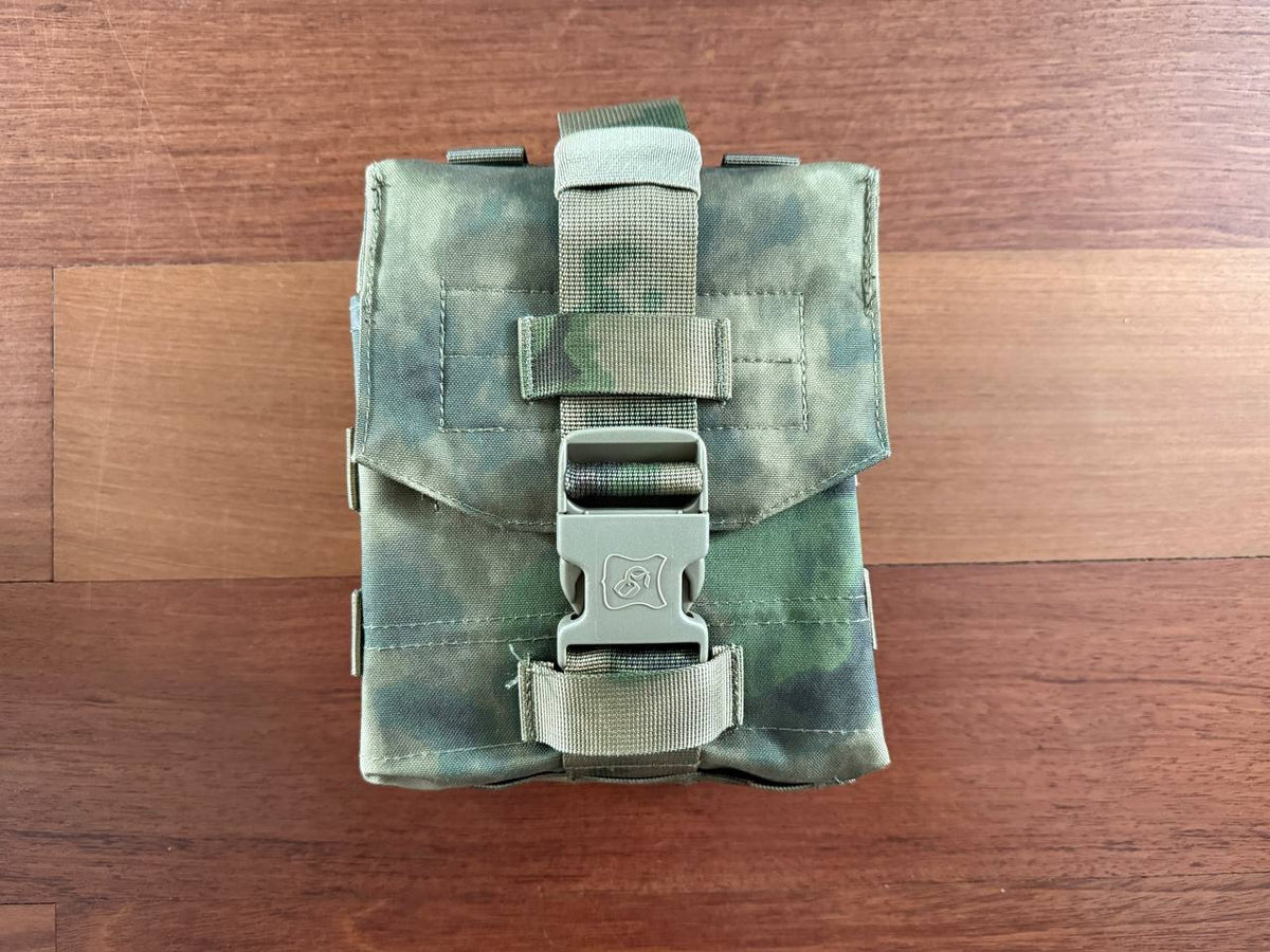 Russian SSO PKM 100-Round Box Mag Pouch - Atacs FG
