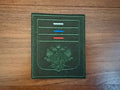 Russian Cossack Forces (Ground Units) Official VKBO Military Patch featuring an embroidered dark green shield with a subtle double-headed eagle emblem and three colored bars in white, blue, and red.
