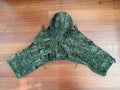Russian Greyshop Sniper Concealment Cape – EMR (Digital Flora) laid flat on a wooden floor, featuring a digital flora camouflage pattern designed for effective sniper concealment in natural environments.