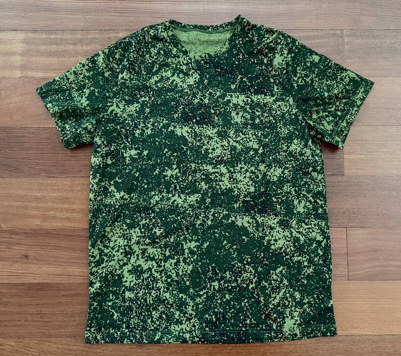 Russian Military Pattern T-Shirt – EMR (Digital Flora) - Size 58