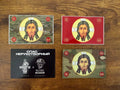 ROTA X Militaria Scare Tactic “The Holy Face” Patch + 2 Stickers - Size L - 7.5x11.5cm