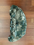 Russian PROFARMY Waterproof Backpack Cover 30-60L - A-TACS FG Moss camouflage pattern made from durable, water-resistant material, shown folded on a wooden surface.