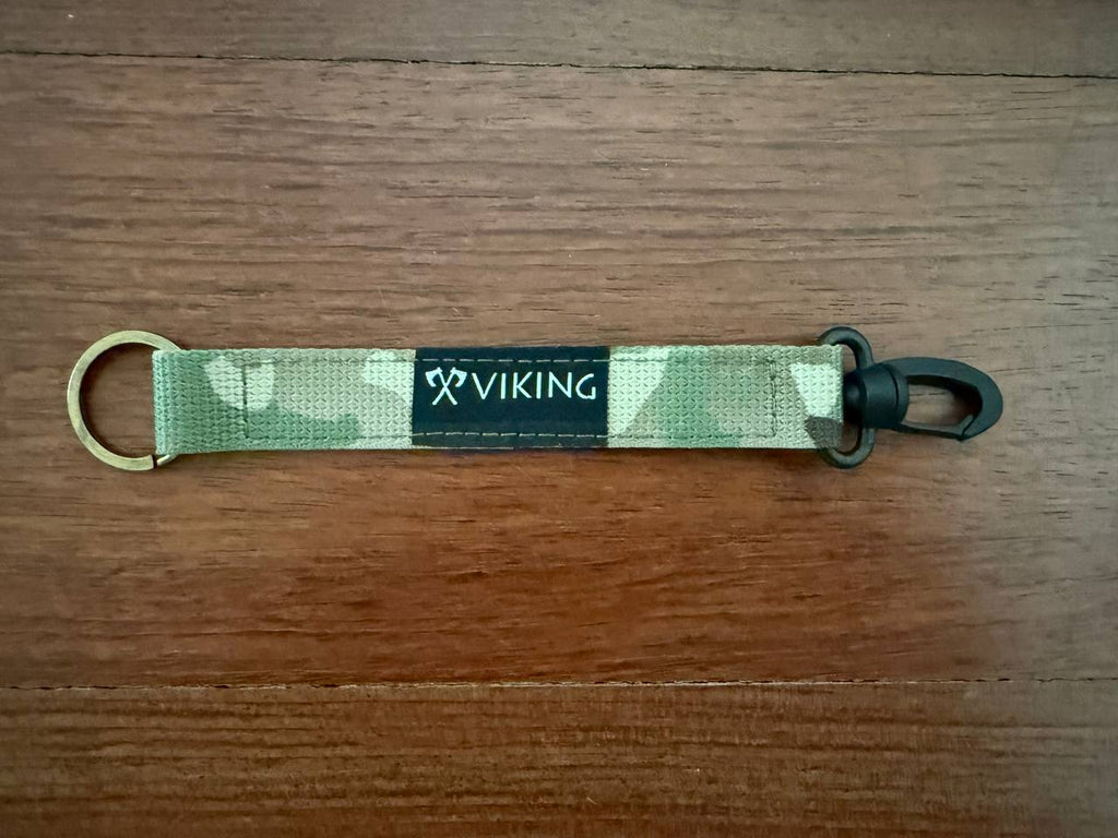 Russian Viking Gear Keychain Lanyard Belt Clip - Multicam