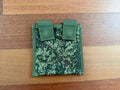 Russian Triada-TKO Shovel Pouch - EMR Camo in green digital camouflage pattern, designed for secure attachment and durable use.