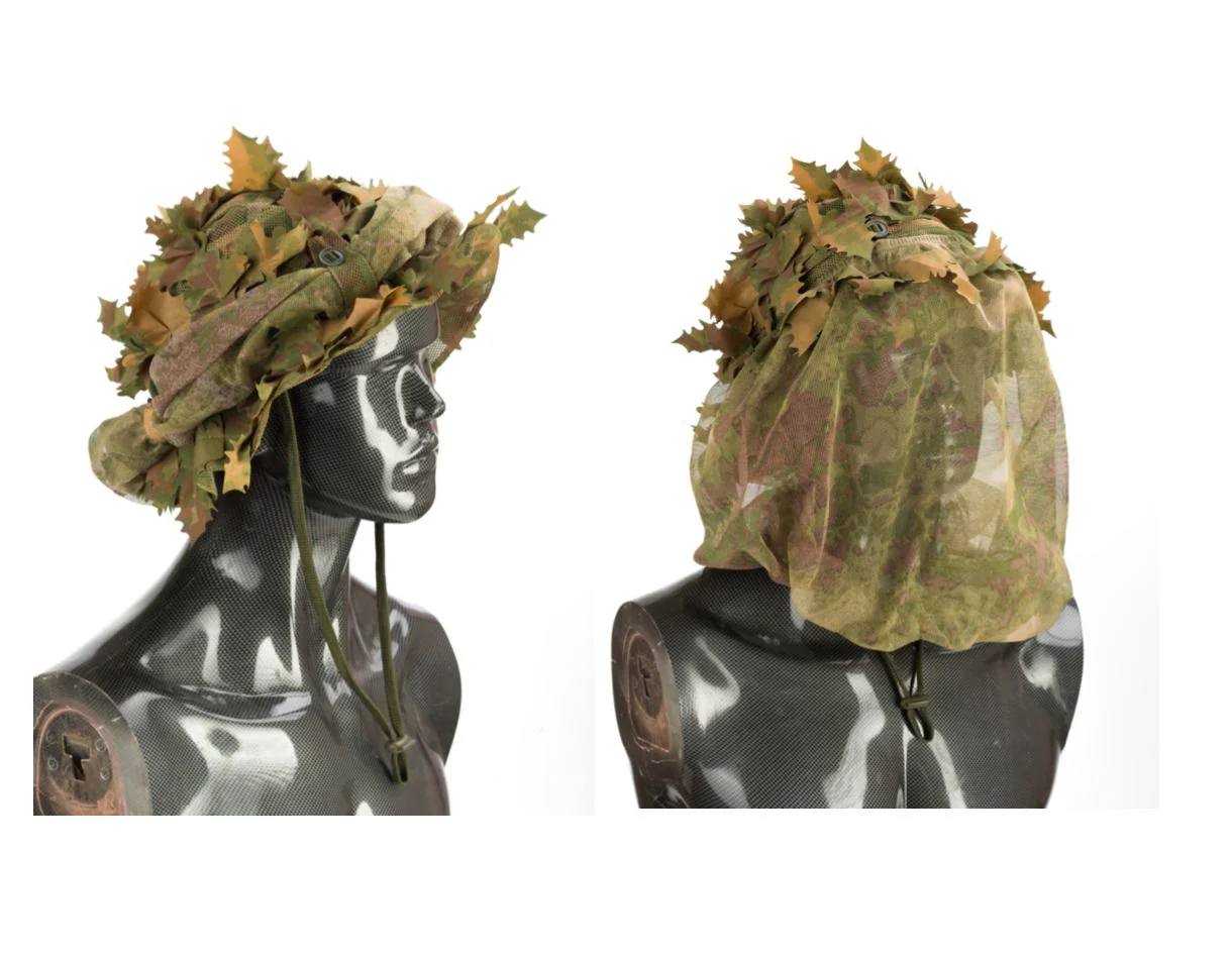 Russian SOKL 3D Leaf Camo Boonie Hat Panama - Olja - Universal Size Up To 62