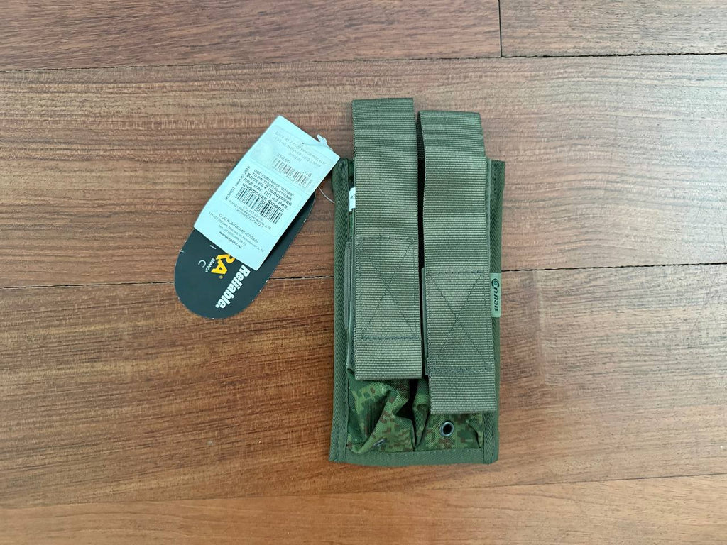 Russian Splav Double SMG Mag Pouch - EMR Camo