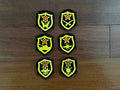 Soviet Army Set of 6 Sew On Patches - Collection 1970s 1980s - USSR Armed Forces