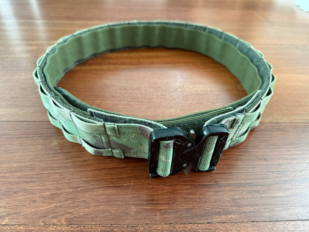 (USED) Russian Wartech TV-108 Tactical Belt 110cm - A-TACS FG Camo