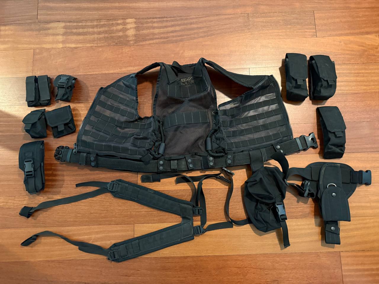 Russian SRVV Strike Tactical Vest - Black Color