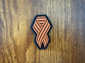 Russian St. George Ribbon PVC 6x3.5cm - Military Patch