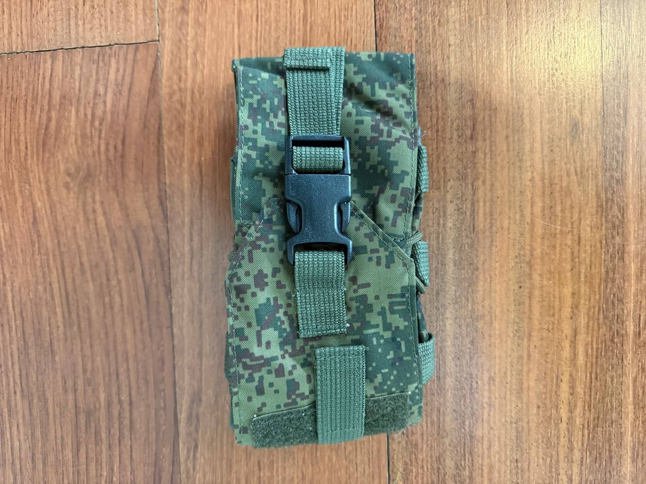 Russian Tekhinkom Old Gen Detachable Medical Pouch IFAK - EMR Digital Flora Camo