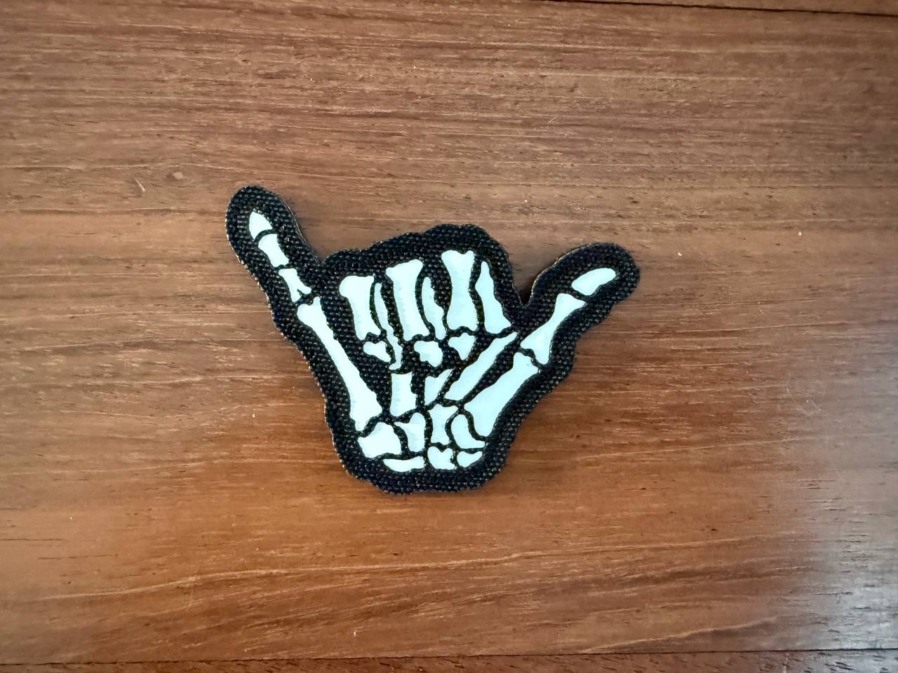 Russian Skeleton Hand "Shaka" - Military Patch