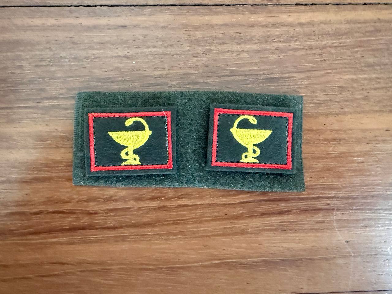 Russian Military Medical Service Collar Field Patches