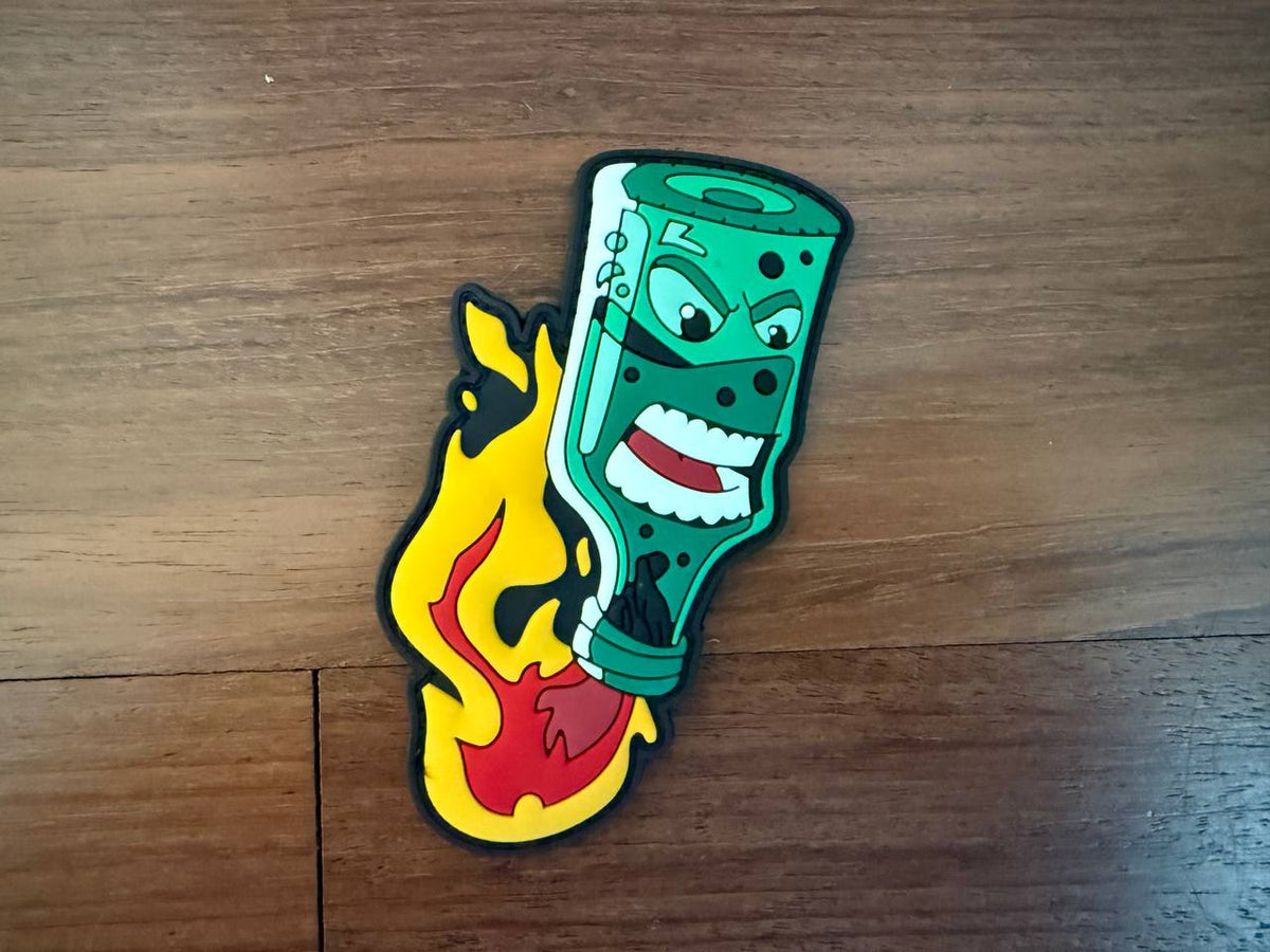 Russian Molotov Cocktail PVC Military Patch