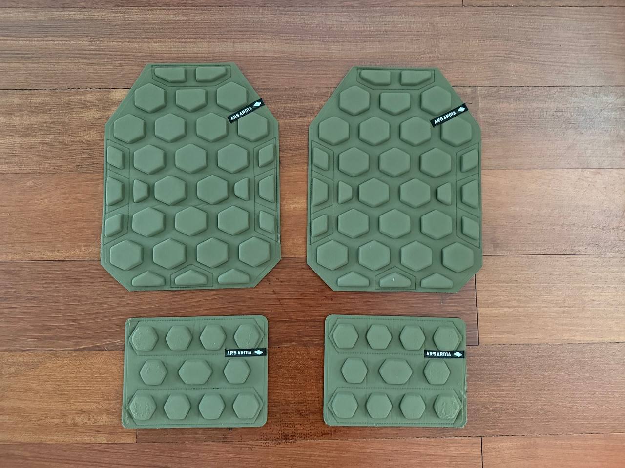 (USED) Russian Ars Arma HEXS Chest Pads + Cummerbund Pads