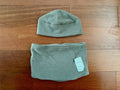 Russian VKBO Fleece Beanie Hat + Scarf Set - Olive Color
