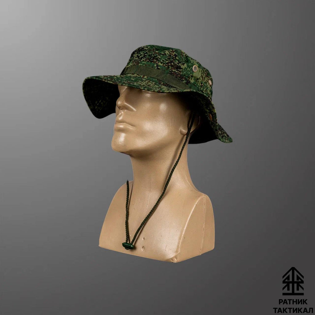 Russian Ratnik Tactical Boonie Hat - EMR Digital Flora Camo - Size 60