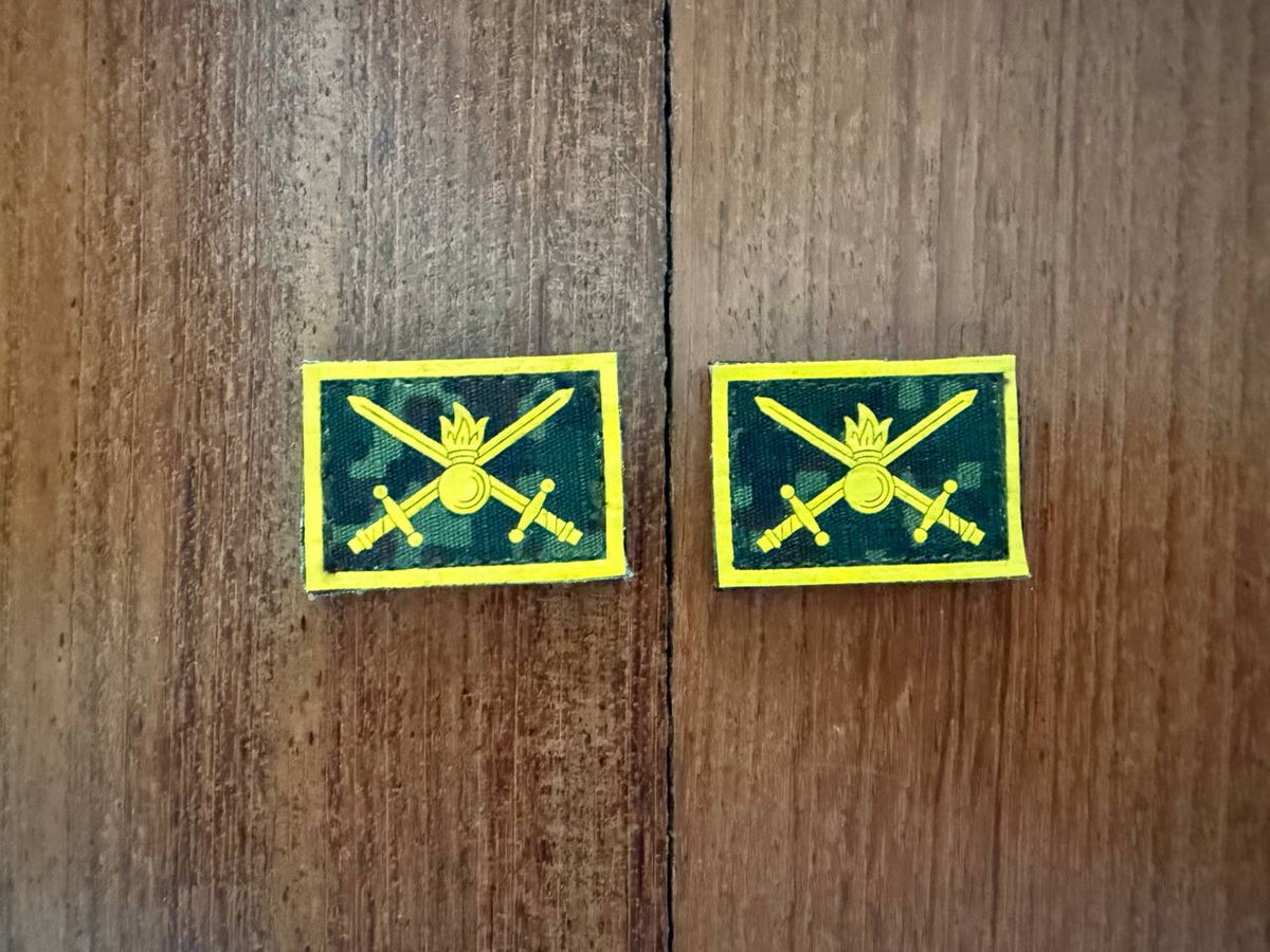 Russian Ground Forces Collar Patch Pair - EMR Digital Flora