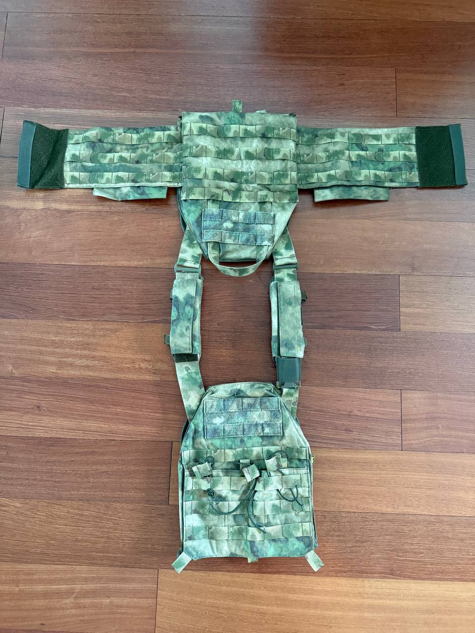 Russian ANA Tactical M5 Plate Carrier Vest - A-TACS FG Camo