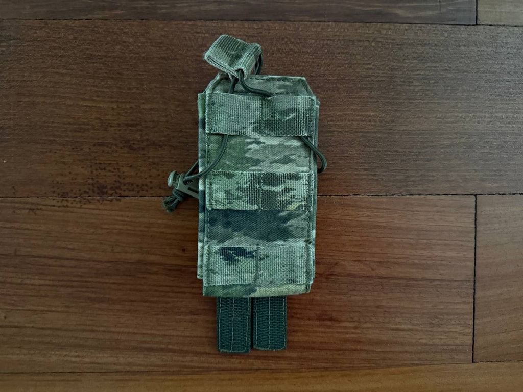 UR Tactical OPS Single Open Top AK Mag Pouch A-TACS IX Camo