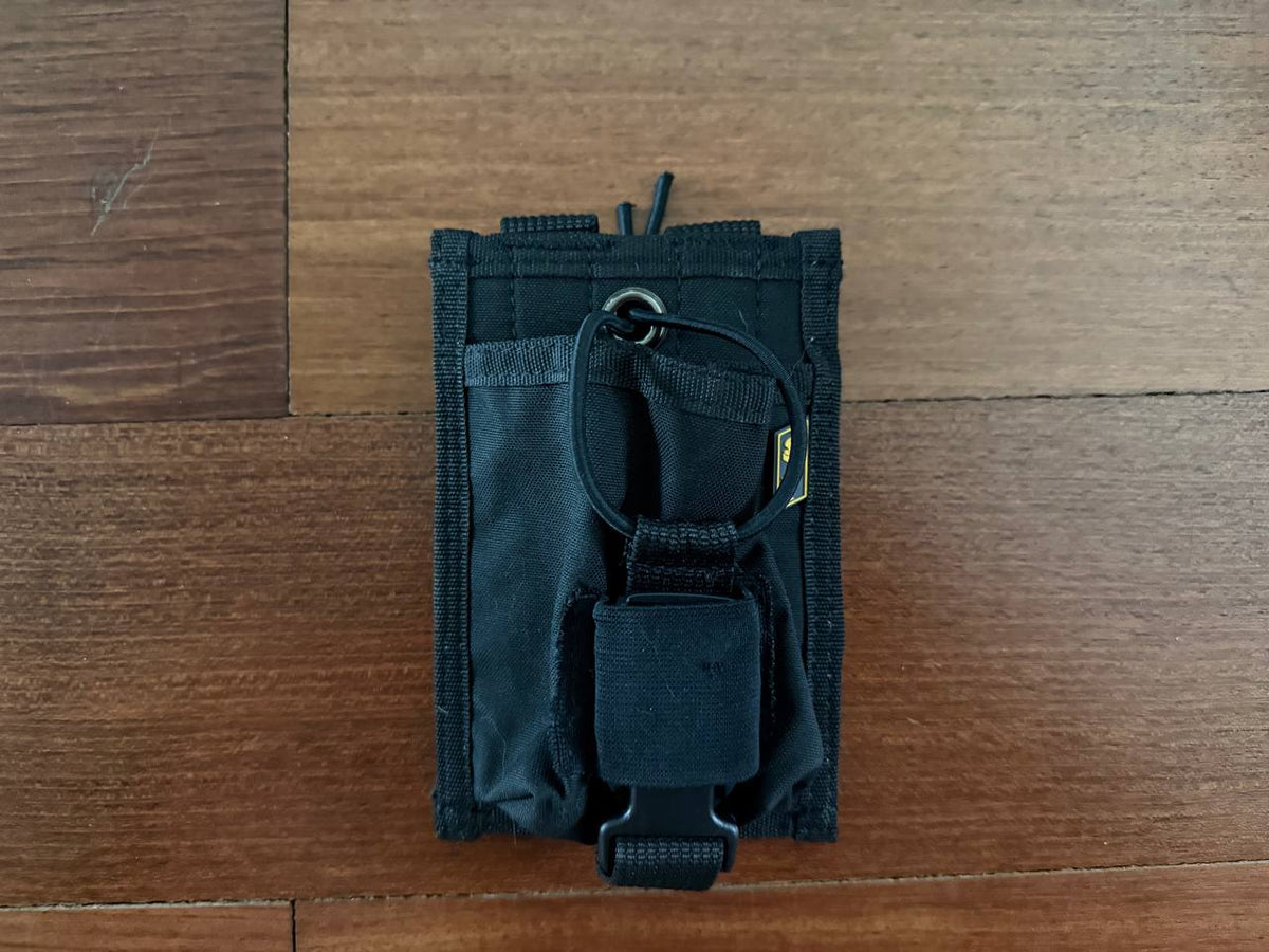 Russian ANA Tactical Radio Pouch MOLLE Black
