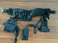 J-Tech Tactical Battle Belt + Extra Pouches Set - Black