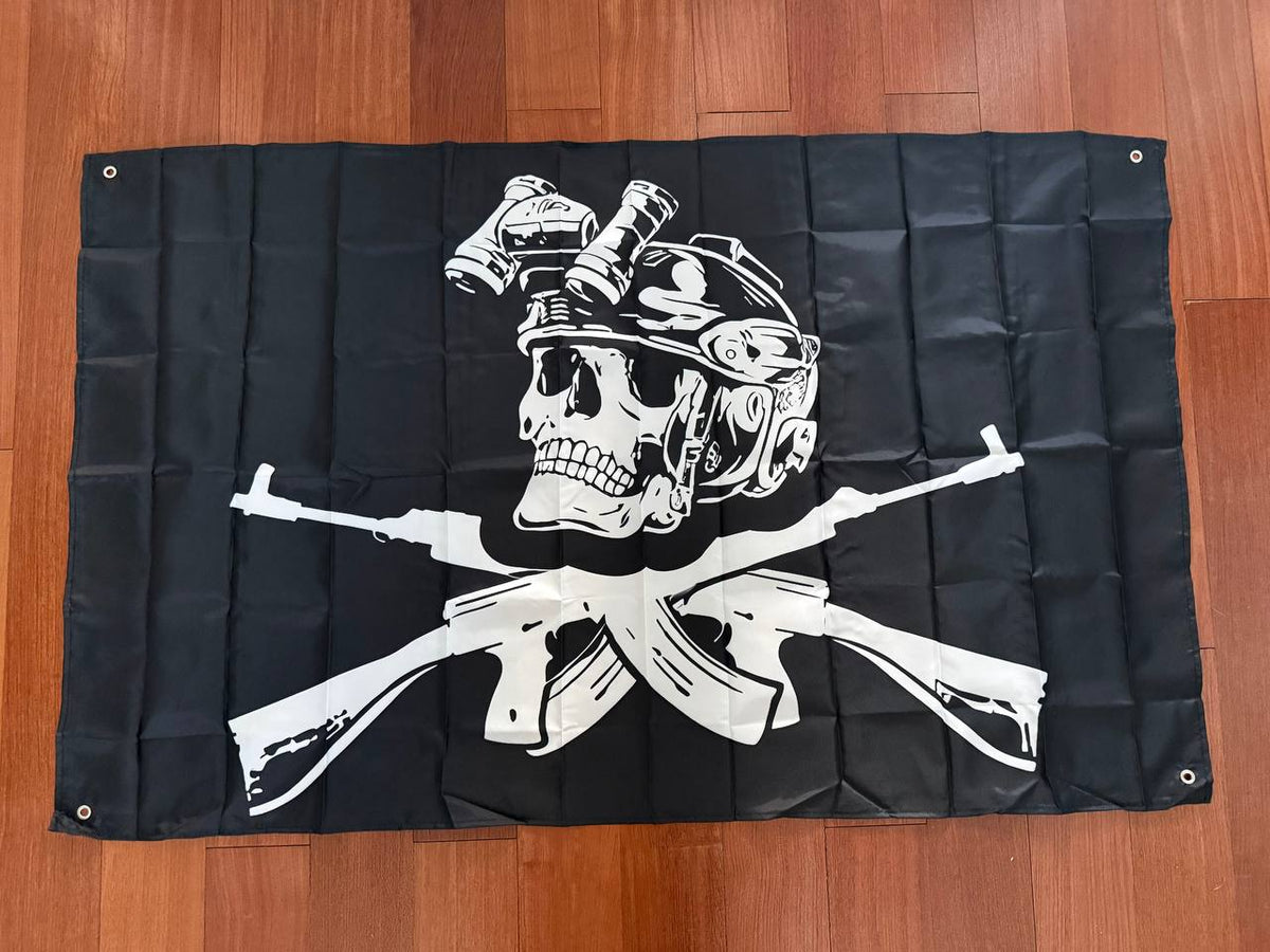 Russian Tactical Skull NVG Flag - 150x90cm