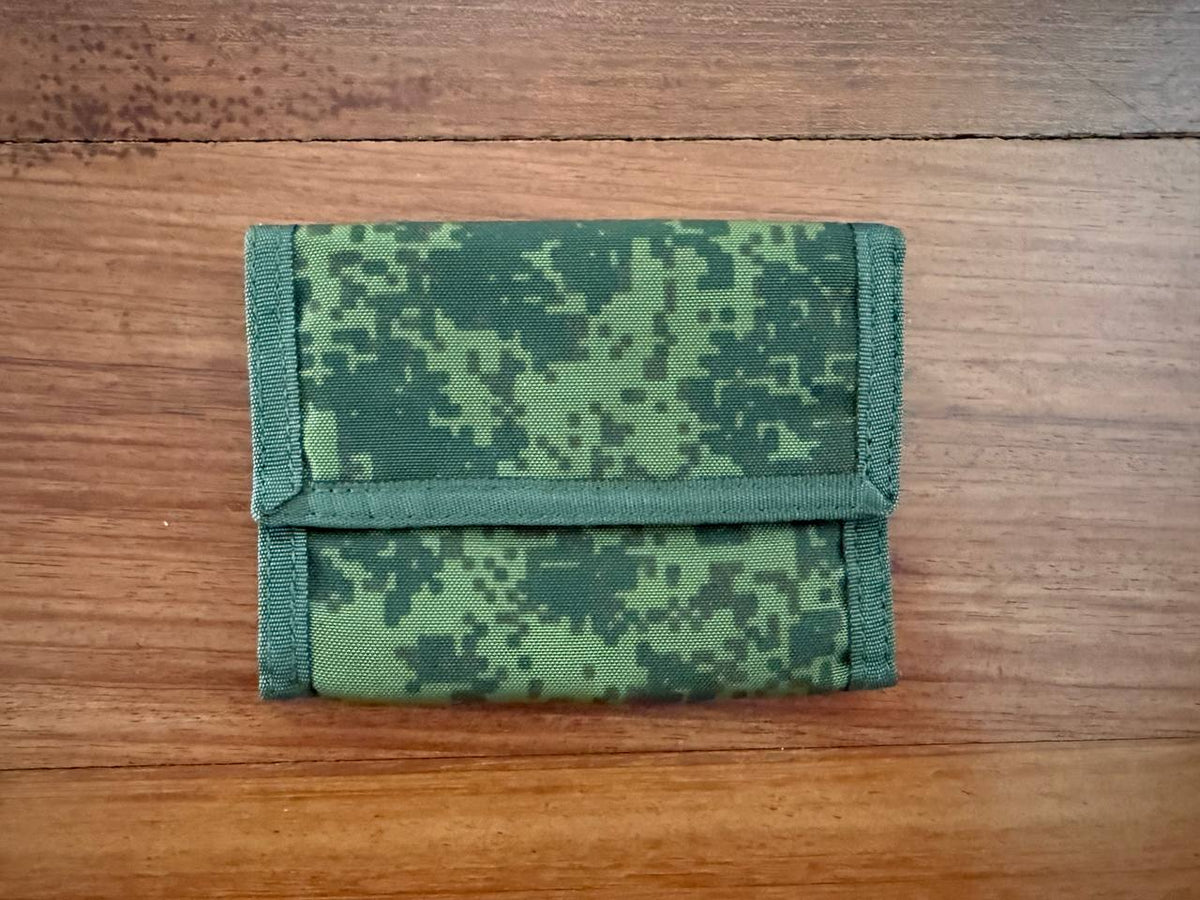 Russian Tekhinkom Trifold Tactical Wallet - EMR Digital Flora Camo