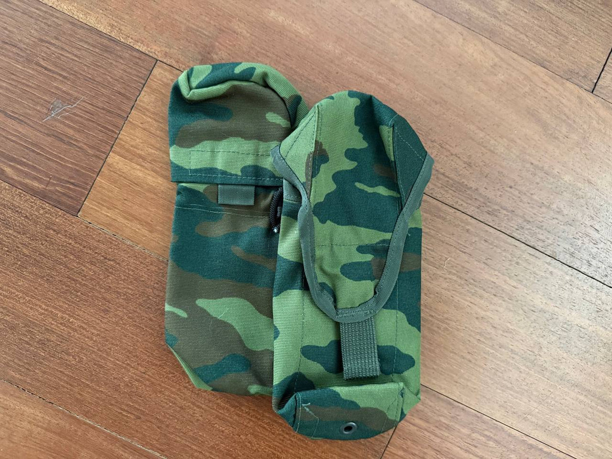 Russian Tekhinkom Right-Handed AK 2xMag Pouch w/ Smoke Grenade Pouch VSR-98 Camo