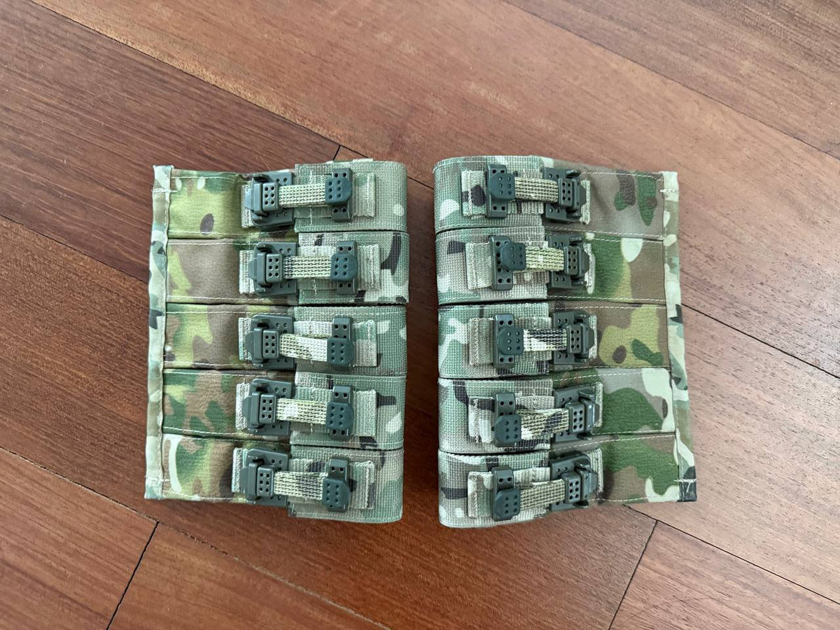 Russian Tekhinkom MultiCam VOG Grenade Pouch Set with Silent Clips