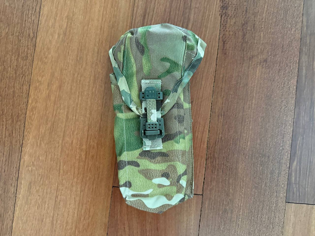 Russian Tekhinkom MultiCam Double AK Magazine Pouch with Silent Clips