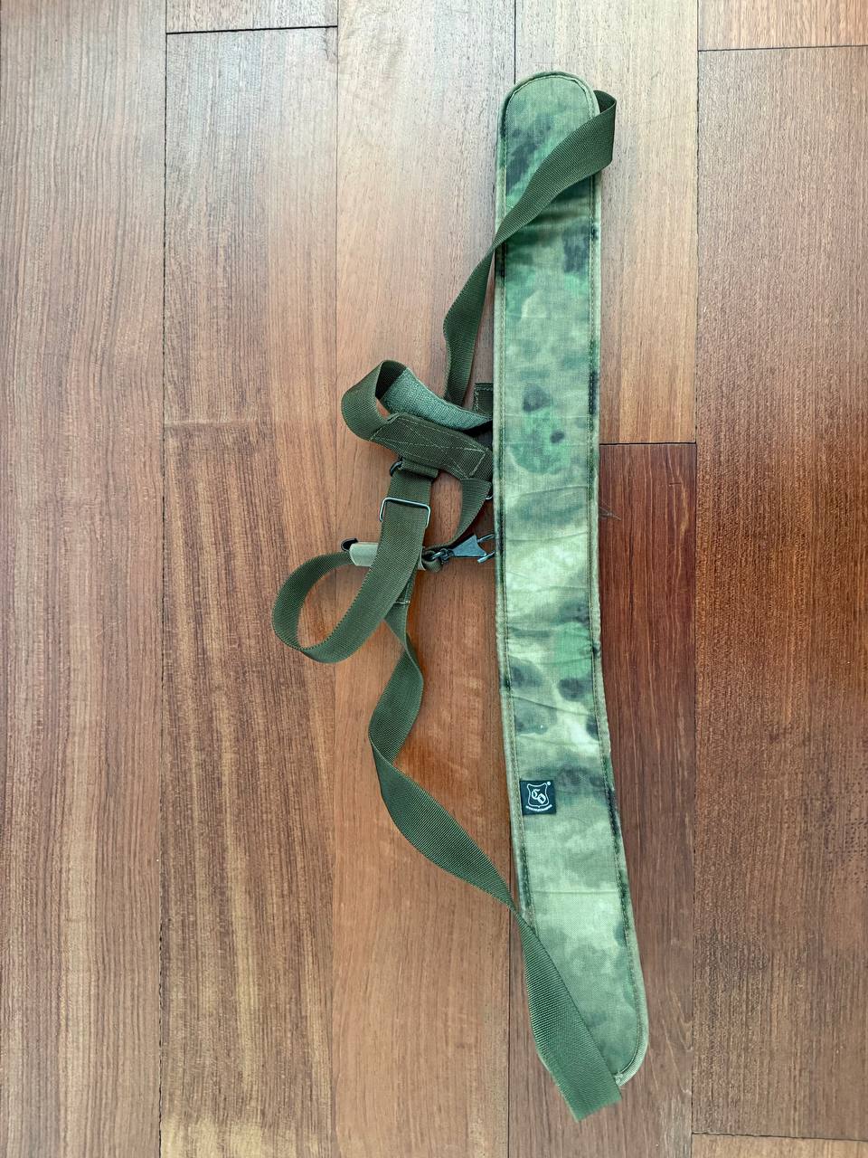 (USED) Russian SSO SPOSN RT-3 Three-Point Tactical Rifle Sling A-TACS FG Camo