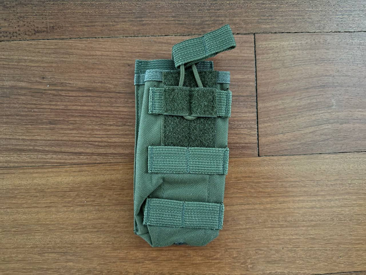 Russian Tekhinkom Open-Top Single AK Magazine Pouch Olive Green