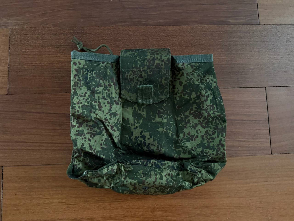 Russian Tekhinkom Folding Dump Pouch EMR Digital Flora Camouflage